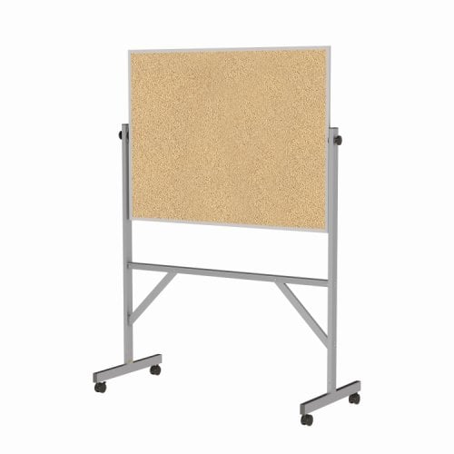 Ghent 3'x4' Aluminum Reversible 2 Sided Corkboard