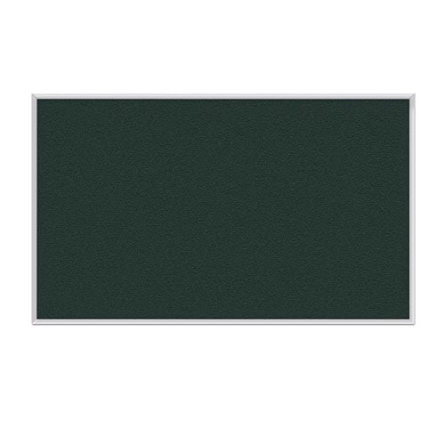 Ghent 36" W x 46.5" H PremaTak Vinyl Tackboard with Aluminum Frame - Ebony