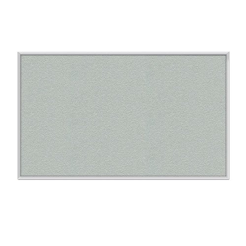 Ghent 36" W x 46.5" H PremaTak Vinyl Tackboard with Aluminum Frame - Silver