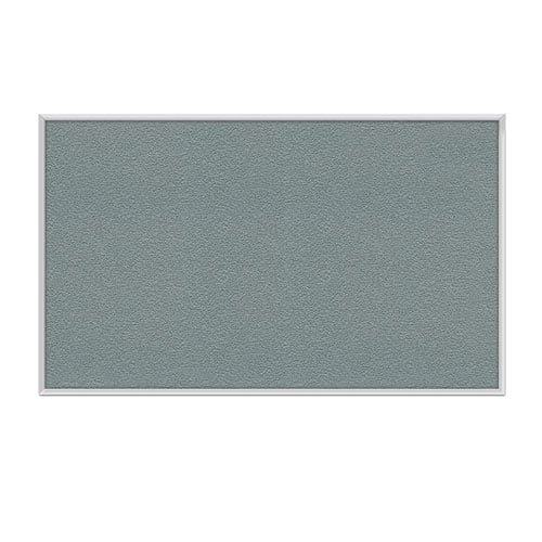 Ghent 36" W x 46.5" H PremaTak Vinyl Tackboard with Aluminum Frame - Stone