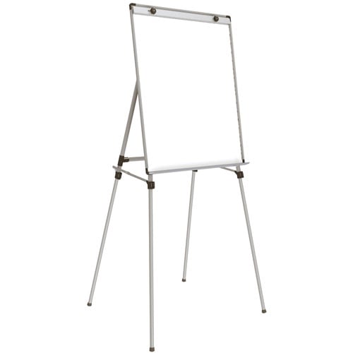 Ghent 4-Leg Presentation Easel with 36" x 28" Magnetic Whiteboard