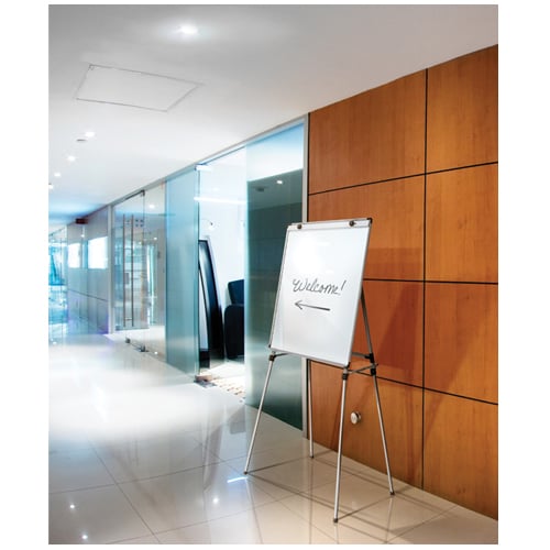 Ghent 4-Leg Presentation Easel with 36" x 28" Magnetic Whiteboard
