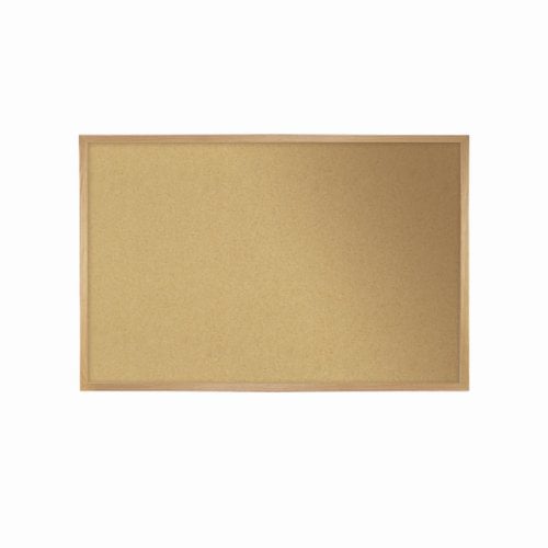 Ghent  4'x 6'  Premium Wood Frame Cork Bulletin Board
