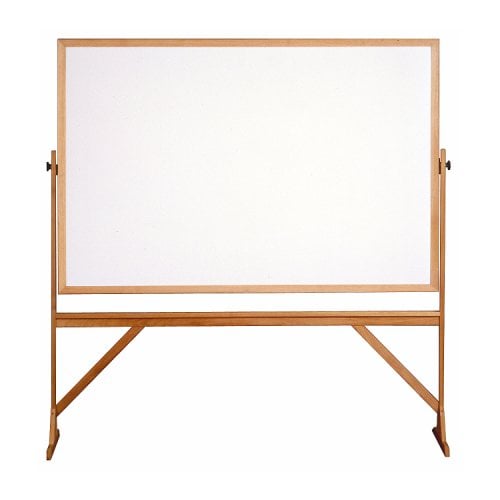 Ghent 4' x 6' Wood Reversible Markerboard-Markerboard