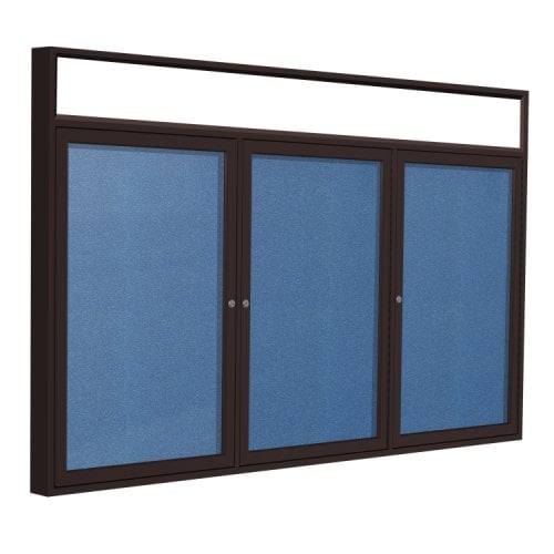 Ghent 48x72 3Door Bronze Illuminated Headliner Ocean Vinyl Board