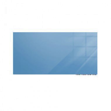 Ghent Aria Denim 4' x 6' Magnetic Low Profile Glassboard (Horizontal)