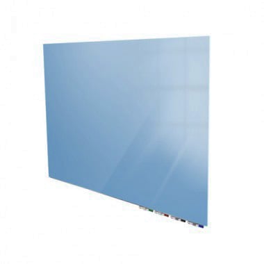 Ghent Aria Denim 4' x 10' Non-Magnetic Low Profile Glassboard (Horizontal)