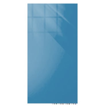 Ghent Aria Denim 8' x 4' Magnetic Low Profile Glassboard (Vertical)