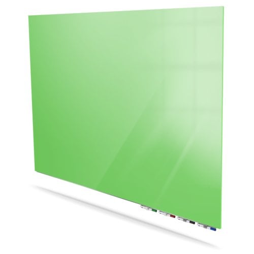Ghent Aria Green 4' x 5' Non-Magnetic Low Profile Glassboard (Horizontal)