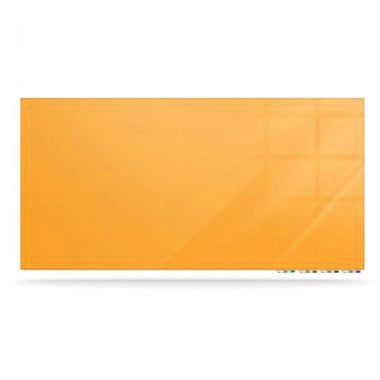 Ghent Aria Marigold 4' x 10' Non-Magnetic Low Profile Glassboard (Horizontal)