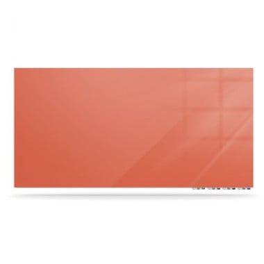 Ghent Aria Peach Magnetic Low Profile Glassboards (Horizontal)