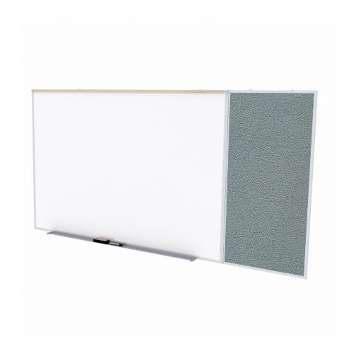 Ghent Combo C Magnetic Whiteboard Stone Vinyl Fabric Tackboard