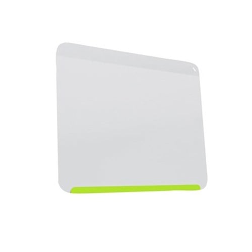Ghent LINK Wall Board Magnetic Markerboard - Lime Green Base/White Face