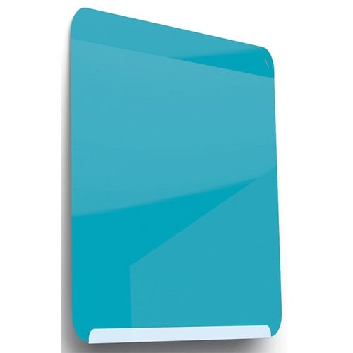 Ghent LINK Wall Board Magnetic Markerboard - Soft Blue Base/Bright Blue Face