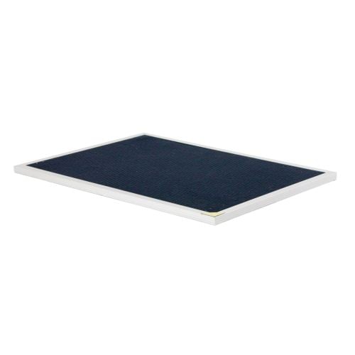 Ghent Open Face Changeable Black Letterboard with Aluminum Frame
