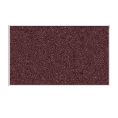 Ghent PremaTak Vinyl Tackboard with Aluminum Frame - Berry