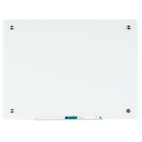 MasterVision River 24" x 36" Non-Magnetic Glass Dry-Erase Board - GL074407