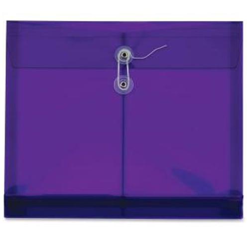 Globe-Weis Ultracolor Letter Size Side-Load Poly Envelopes - 5pk