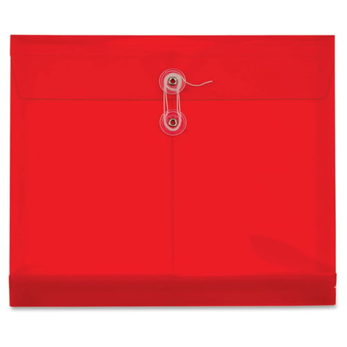 Globe-Weis Ultracolor Letter Size Side-Load Poly Envelopes - 5pk