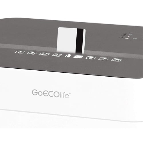 GoECOlife GMA100P Premier Edition White 10-Sheet Level P-4 Micro-Cut Paper Shredder