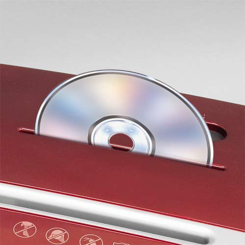 GoECOlife GMW120PA Red Limited Edition 12-Sheet Level P-4 Micro-Cut Paper Shredder