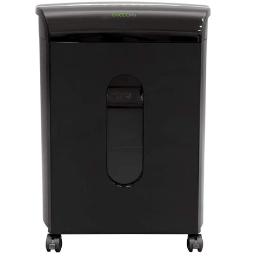 GoECOlife GMW124P Limited Edition Black 12-Sheet Level P-4 Micro-Cut Paper Shredder