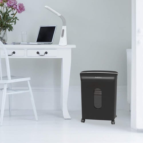 GoECOlife GMW124P Limited Edition Black 12-Sheet Level P-4 Micro-Cut Paper Shredder