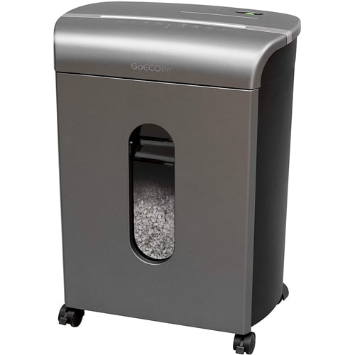 GoECOlife GMW160P Limited Edition 16-Sheet Level P-4 Micro-Cut Paper Shredder