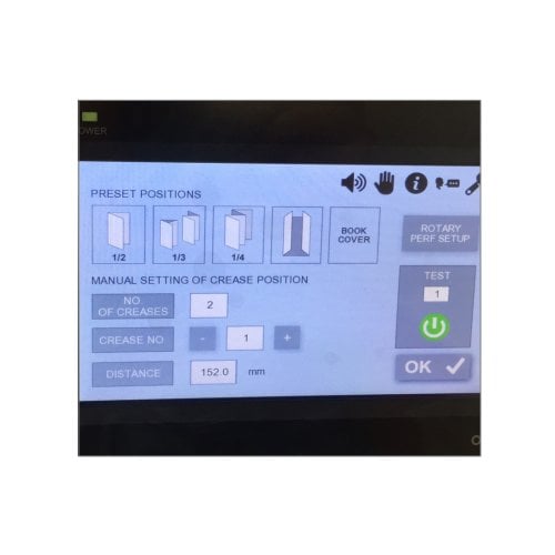 MBM GoCrease AutoAir 17.9" Automatic Air Feed Creasing/Perforating/Punching Machine