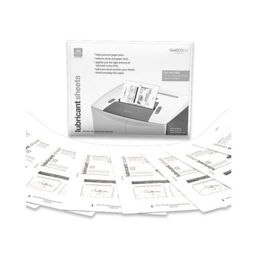 GoECOlife 8.5" x 11" Shredder Lubricant Sheets - 12pk