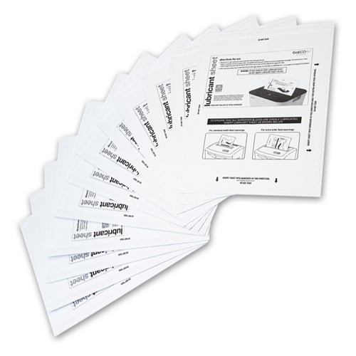 GoECOlife 8.5" x 11" Shredder Lubricant Sheets - 12pk