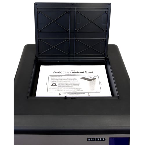 GoECOlife GMC225Pi Platinum 22-Sheet Level 4 Under Desk Micro-Cut Shredder