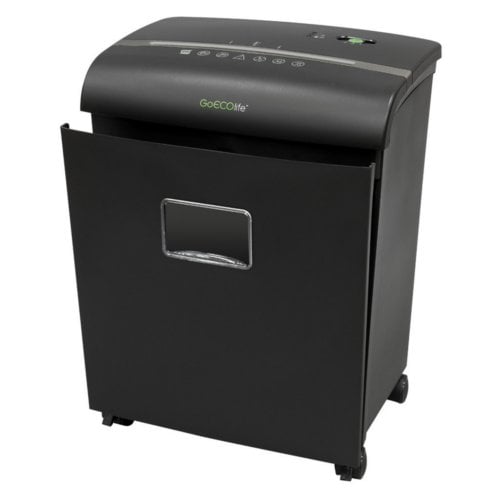 GoECOlife GMW101Pi 10-Sheet Level 4 Micro-Cut Shredder - Black