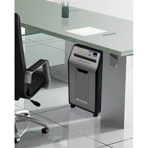 GoECOlife GXC305Pi Platinum 30-Sheet Level 4 Under Desk Cross-Cut Shredder