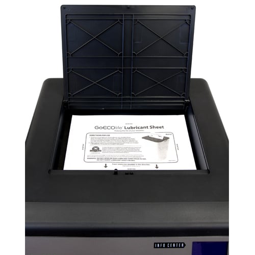 GoECOlife GXC305Pi Platinum 30-Sheet Level 4 Under Desk Cross-Cut Shredder