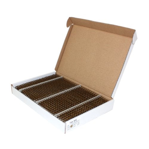 Gold 1" 2:1 Pitch Twin Loop Wire - 50pk