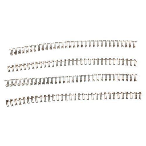 Gold 5/16" 3:1 Pitch Twin Loop Wire - 100pk