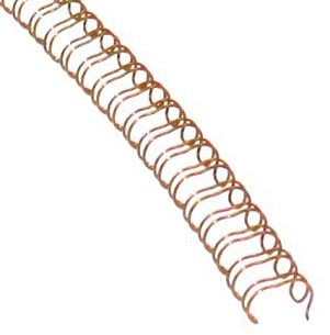 Gold 5/16" 3:1 Pitch Twin Loop Wire - 100pk