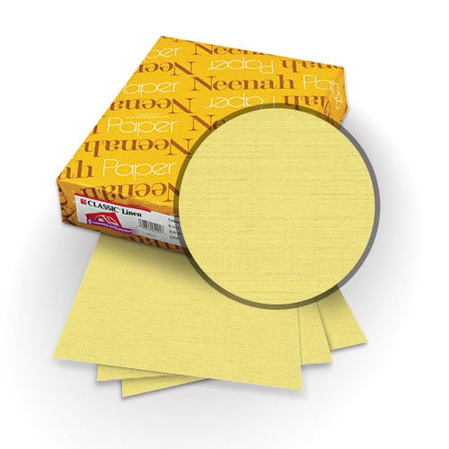 Gold Pearl 84lb A4 Size Classic Linen Cover - 25pk