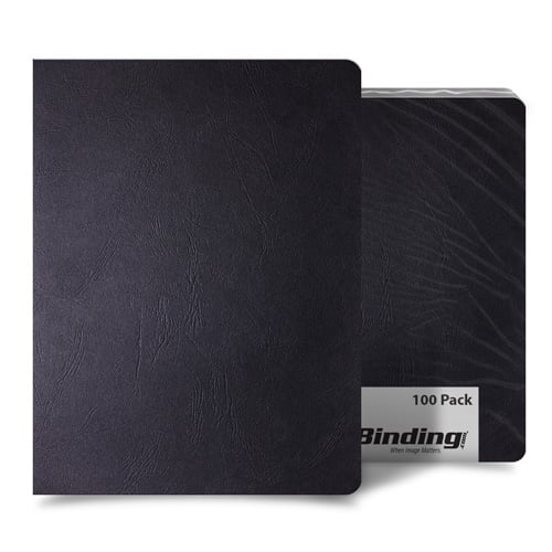 Black Grain 8.75" x 11.25" Oversize Binding Covers - 100pk