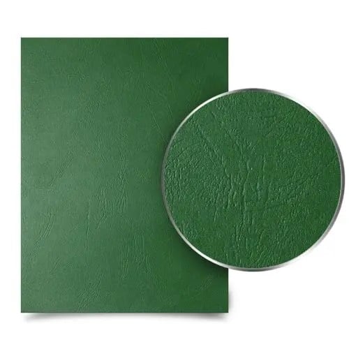 Hunter Green Grain 8.5" x 11" Covers (50pk) - 9743869