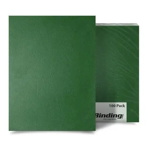 Hunter Green Grain 8.5" x 11" Covers (50pk) - 9743869