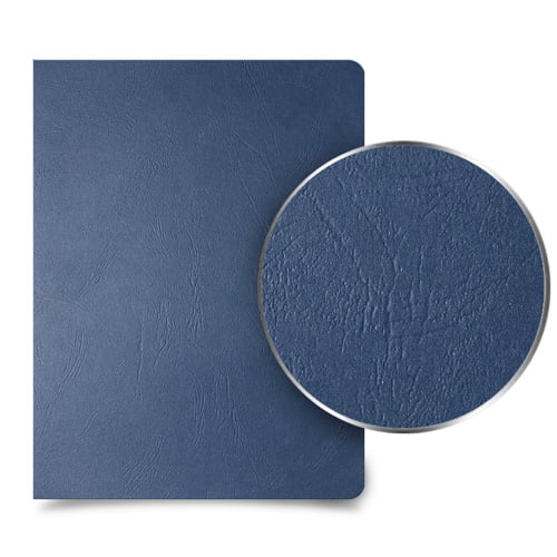 Navy Grain 8.75" x 11.25" Oversize Binding Covers - 100pk