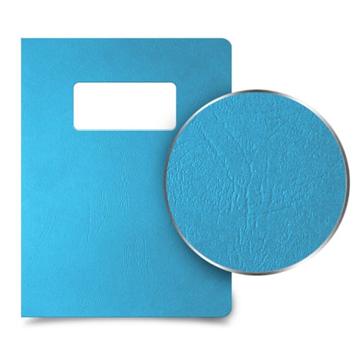 Ocean Blue Grain 8.75 x 11.25 Oversize Covers With Windows
