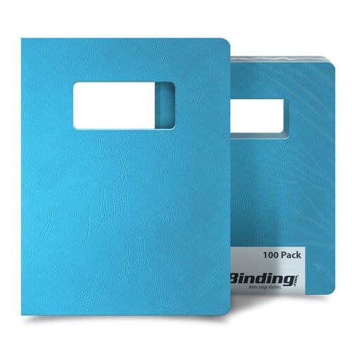 Ocean Blue Grain 8.75 x 11.25 Oversize Covers With Windows