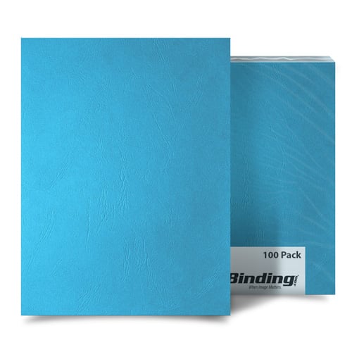 Ocean Blue Grain 12 x 18 Paper Binding Covers - 100pk