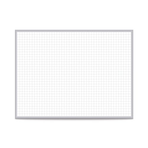 Ghent 4' x 6 Dry Erase Board with Integrated 1" x 1" Grid Pattern