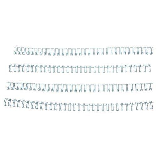 Gray 5/16" 3:1 Pitch Twin Loop Wire - 100pk