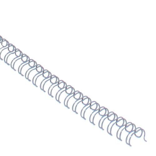 Gray 5/16" 3:1 Pitch Twin Loop Wire - 100pk