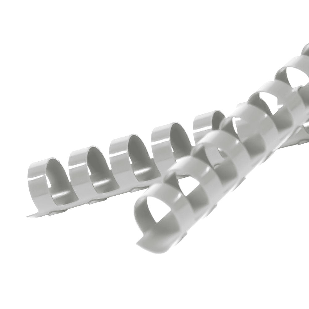 7/8" Grey Plastic Binding Combs - 100pk